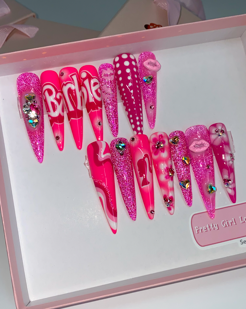 Barbie Baddie Press-On Nails