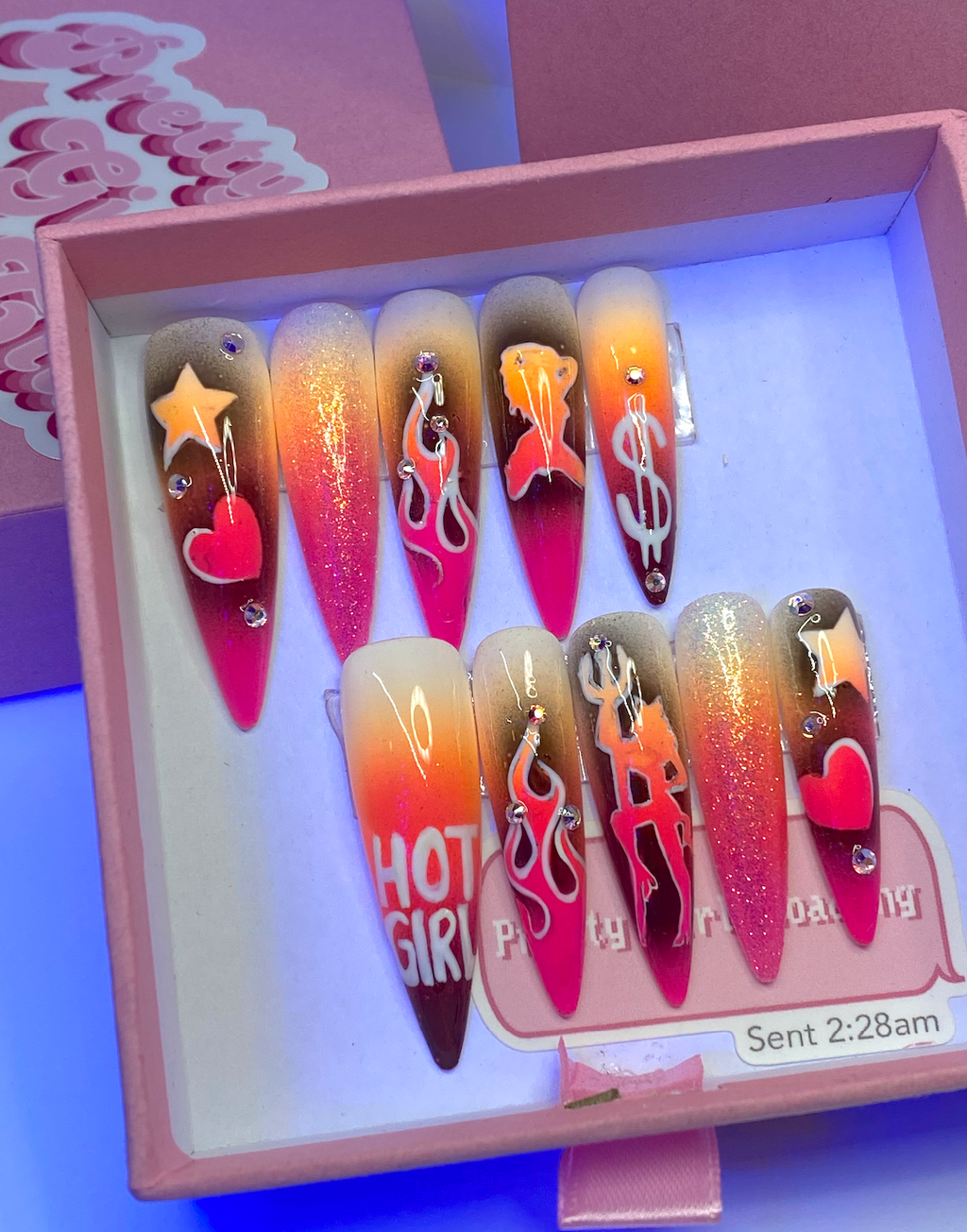 Jelly Glitter Gummy Bear Nail Charms – Pretty Girls Club