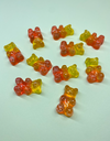 Jelly Glitter Gummy Bear Nail Charms