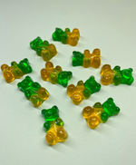 Jelly Glitter Gummy Bear Nail Charms